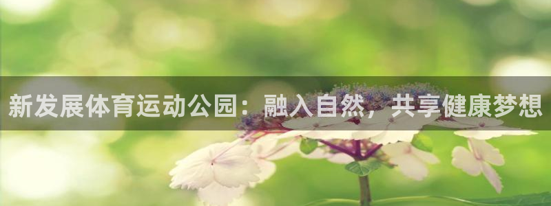 风暴体育下载app：新发展体育运动公园：融入自然，共享健康梦想